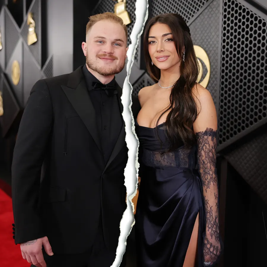 Celebrity Splits of 2024 Zach Bryan and Brianna Chickenfry LaPaglia