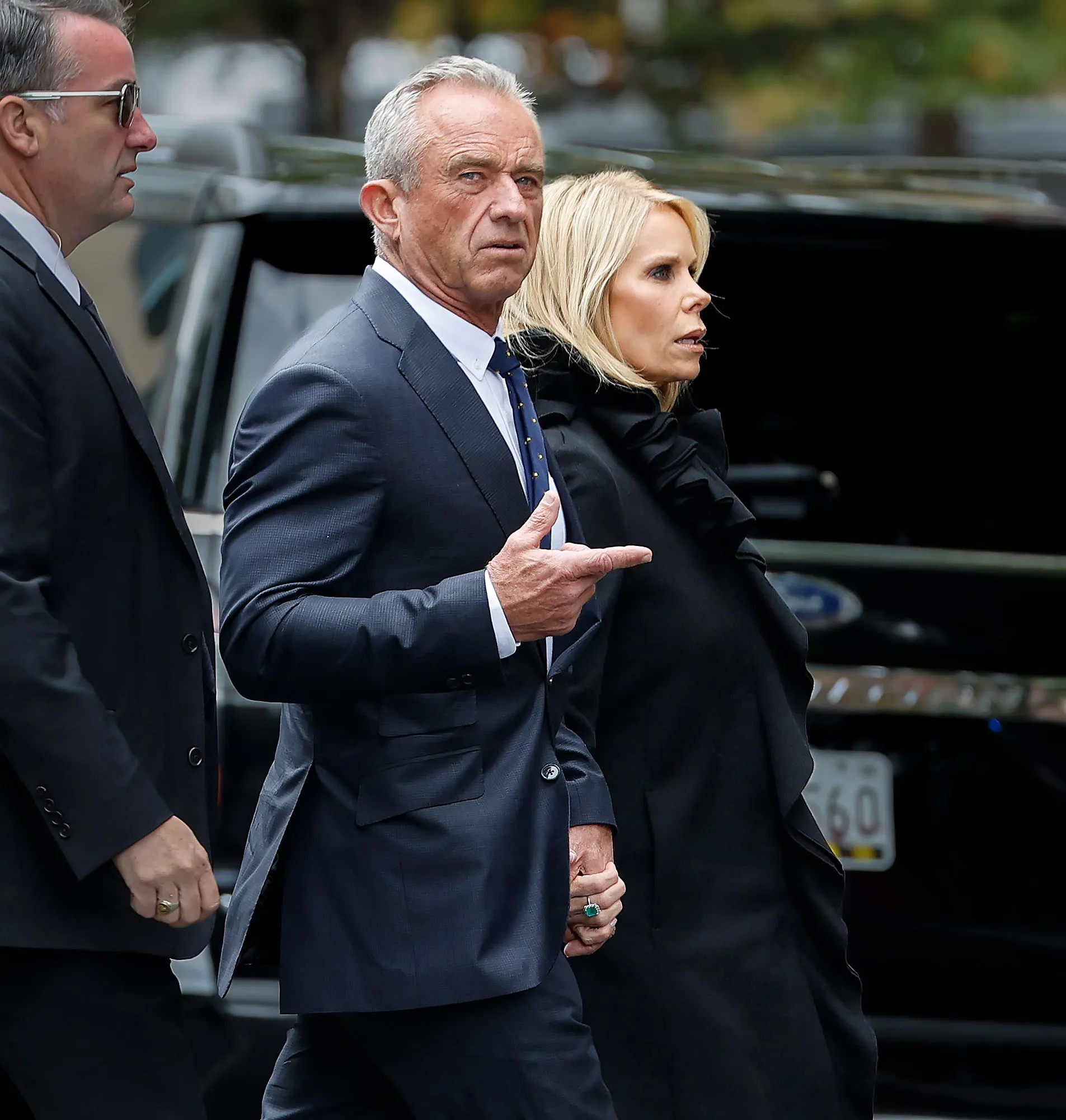 Cheryl Hines Joins Husband Robert F Kennedy Jr at His Late Mother Ethels Funeral