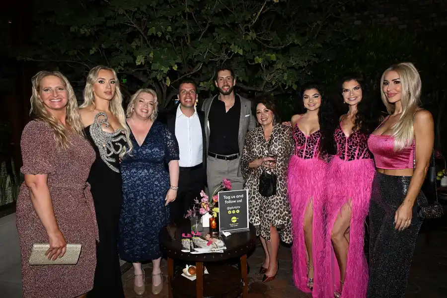 Christine Brown Yara Zaya Janelle Brown Jovi Dufren Matt McAdams Kelly McAdams Gabby Vigorito Catherine Galasso-Vigorito and Shekinah Garner Inside Luxury Handbag Shopping Reality Stars of the Year Party
