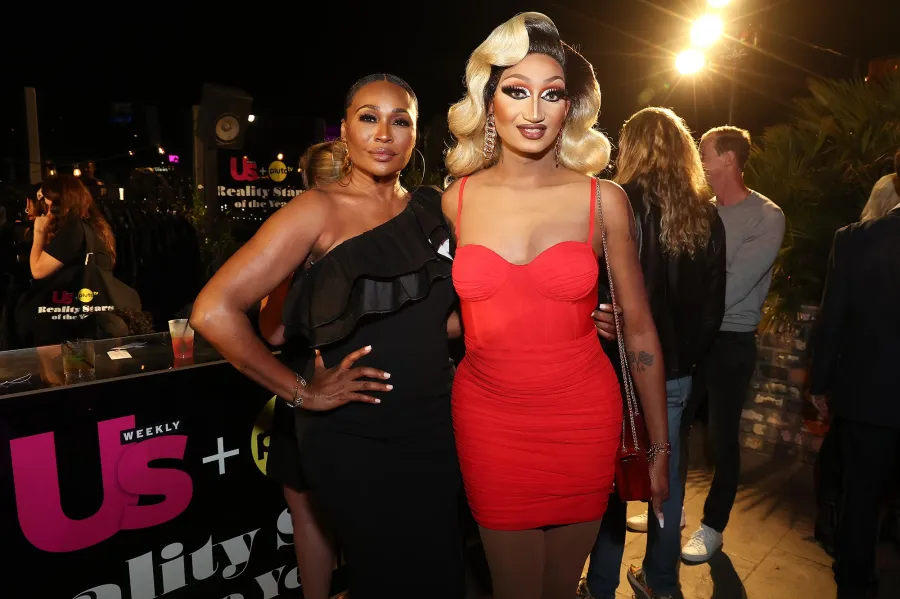Cynthia Bailey and Angeria Paris VanMicheals Inside Luxury Handbag Shopping Reality Stars of the Year Party