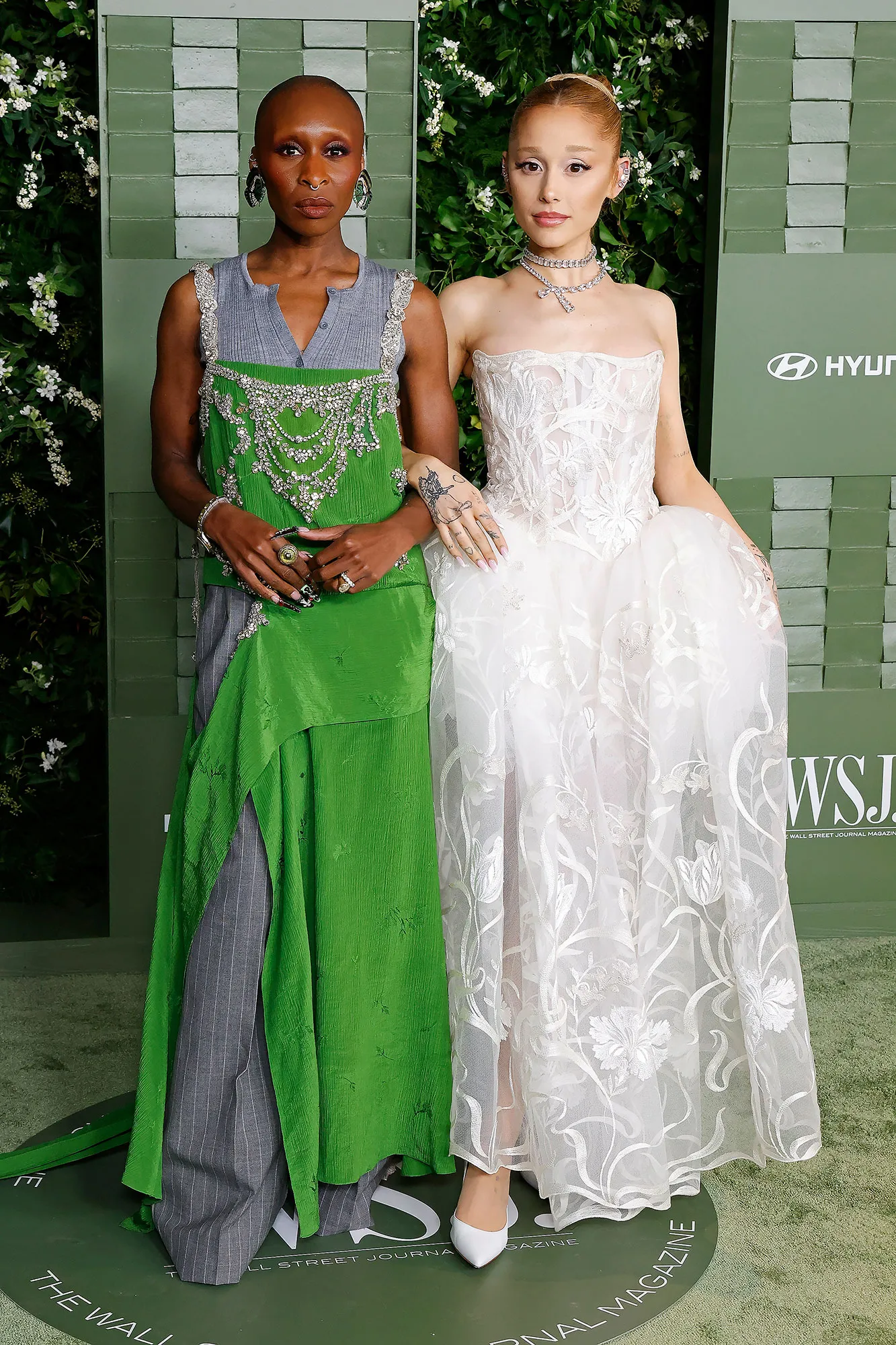 Cynthia Erivo and Ariana Grande 2024 WSJ Magazines Innovator Awards Hot Pics