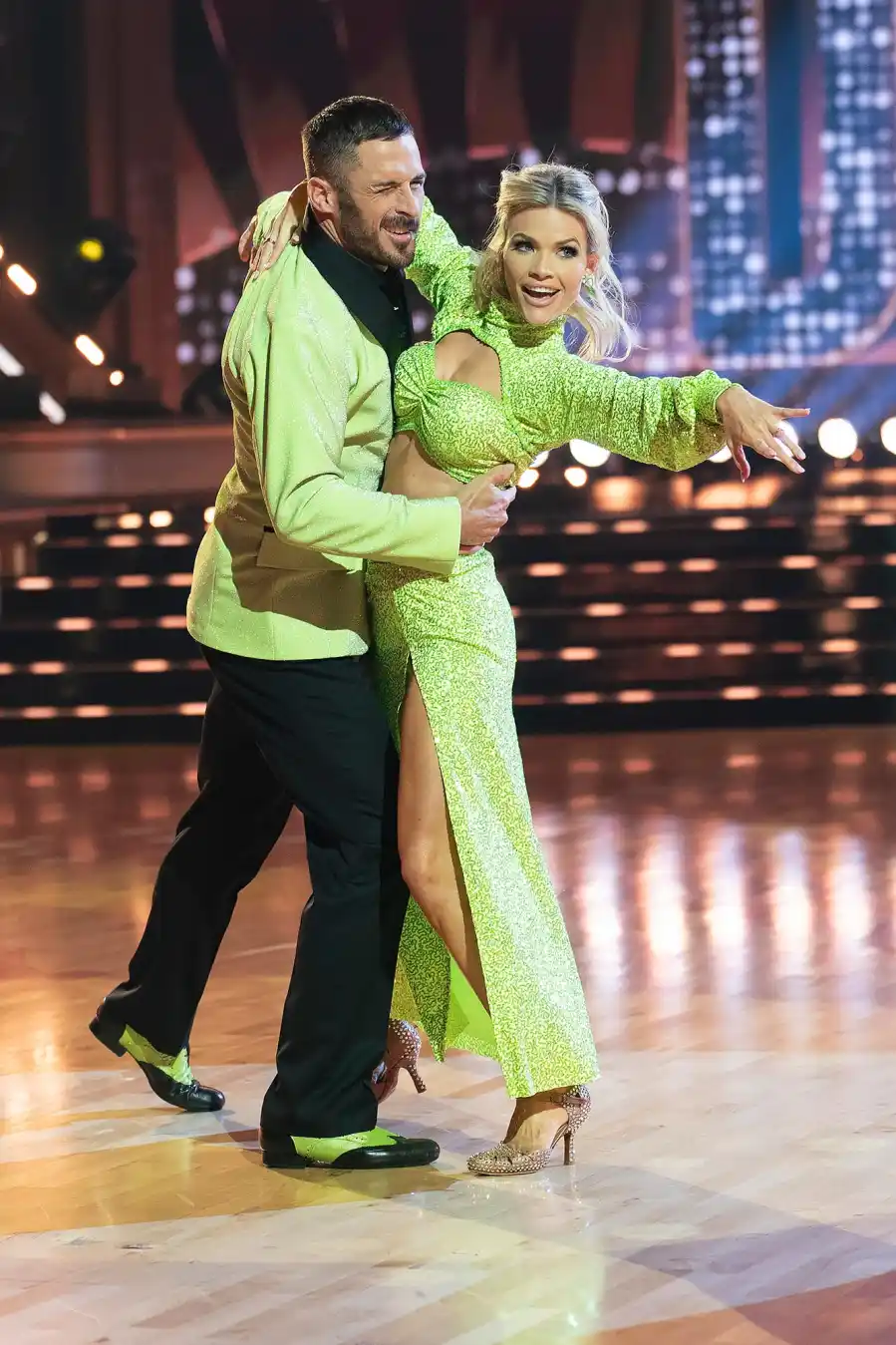 Danny Amendola and Witney Carson Dancing With the Stars Hair Metal Night Double Elimination