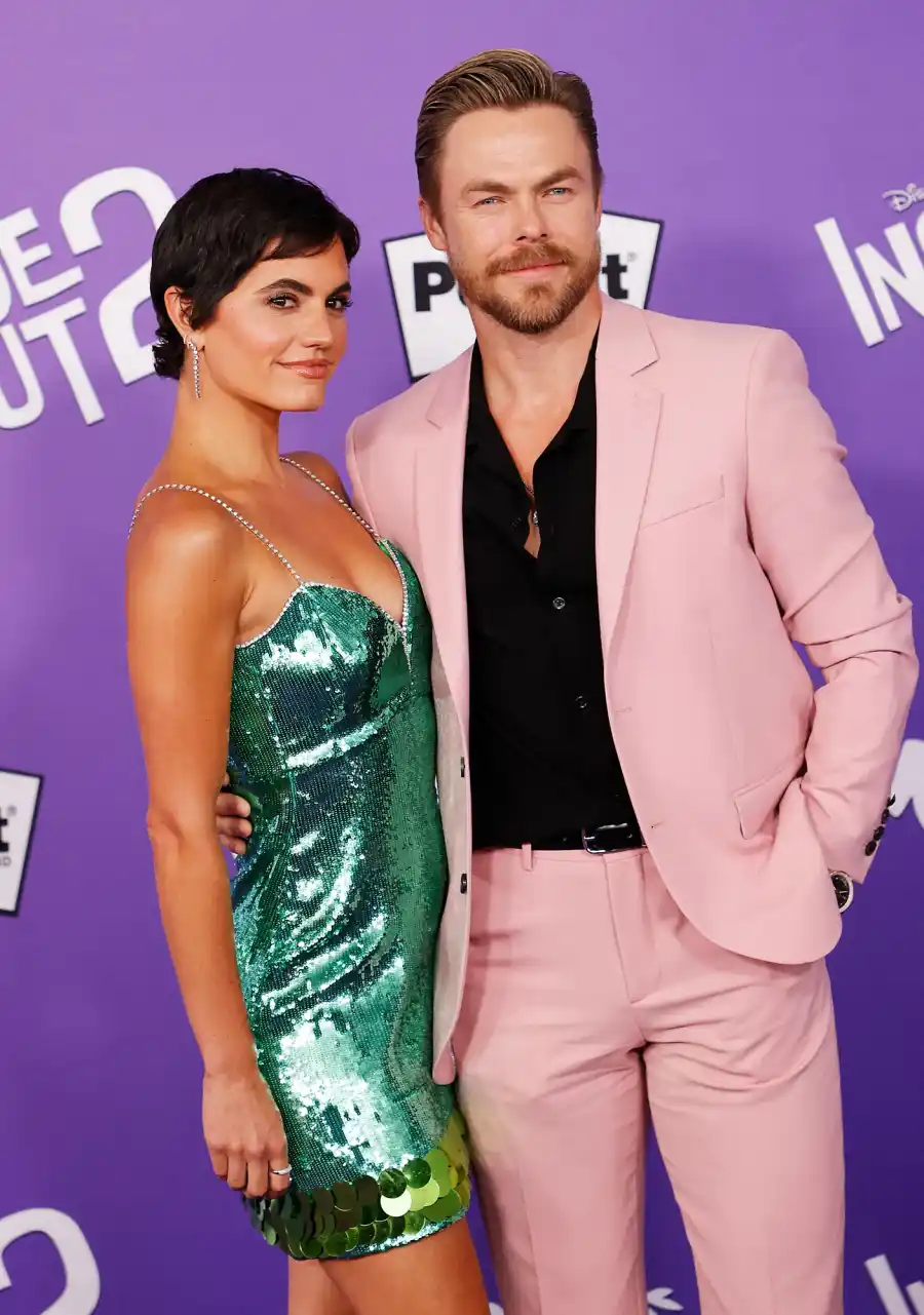 Derek Hough and Hayley Erbert s Relationship Timeline Dance Partners to Fake Proposals and Beyond 569