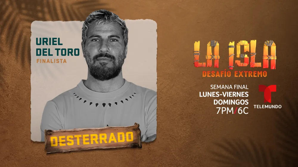 Uriel del Toro es desterrado de 'La Isla: Desaf&iacute;o Extremo'