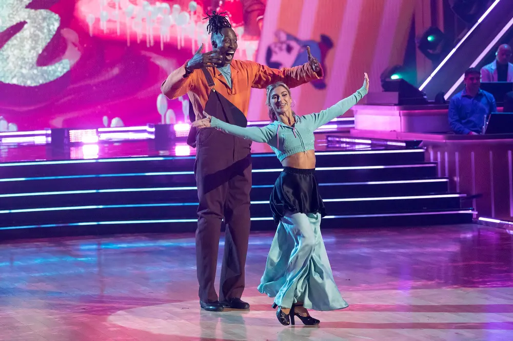 Dwight Howard and Daniella Karagach DWTS Dwight Howard Reacts to Carrie Ann Inaba Comment