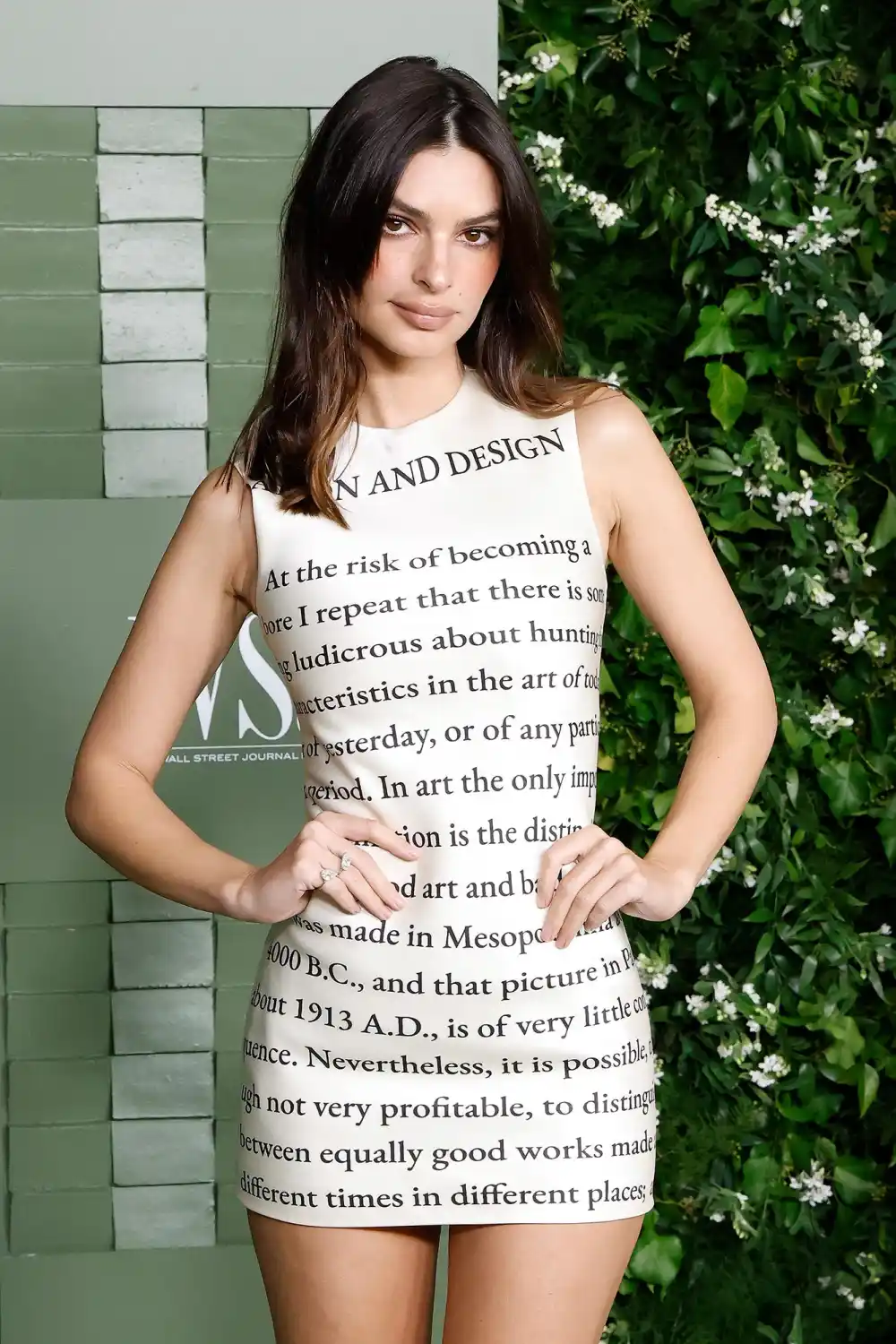 EmRatas Jonathan Anderson Dress at WSJ Awards