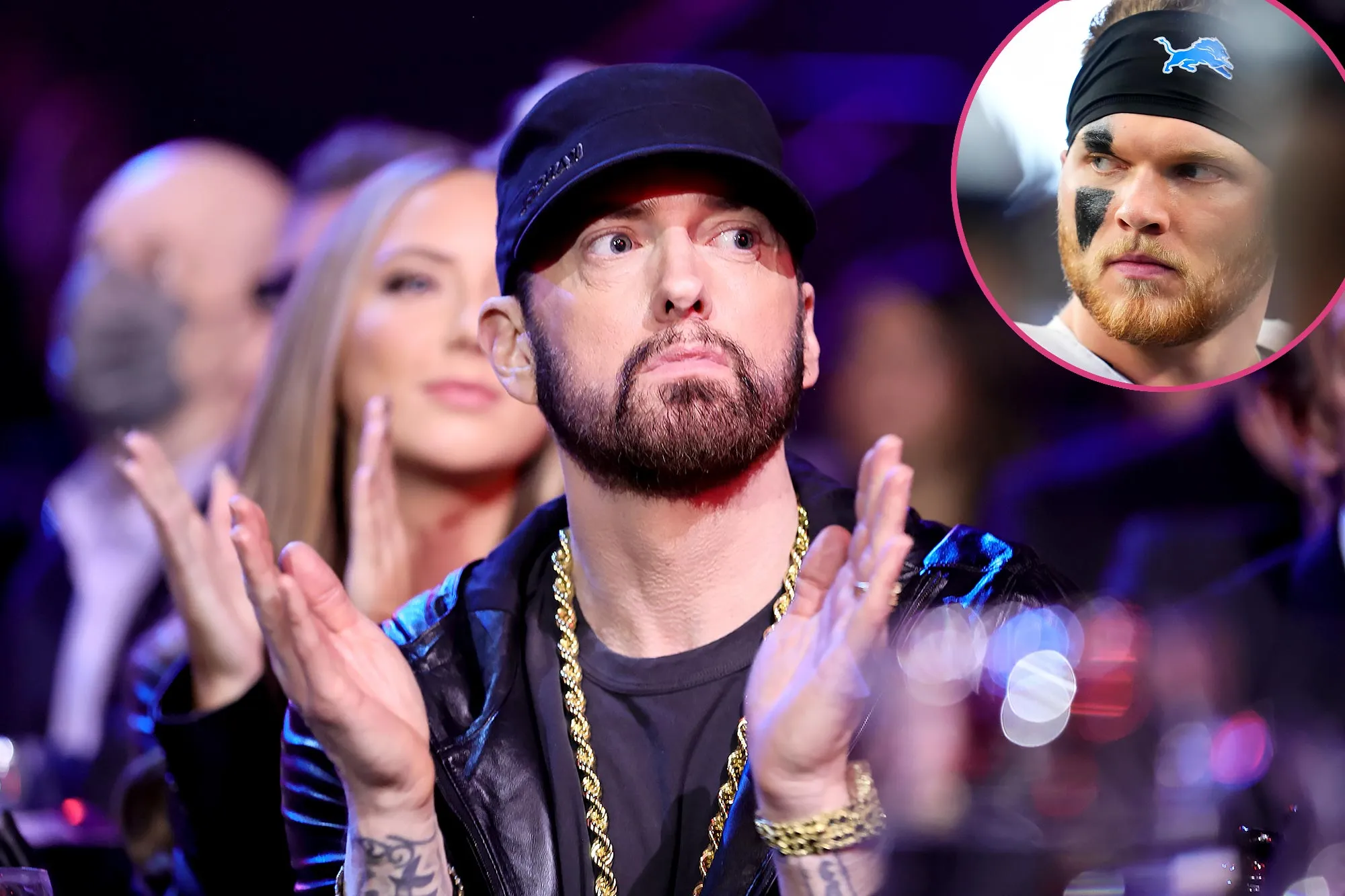 Eminem Offers Blunt 1 Word Response to Lions Aidan Hutchinsons Brutal Leg Injury