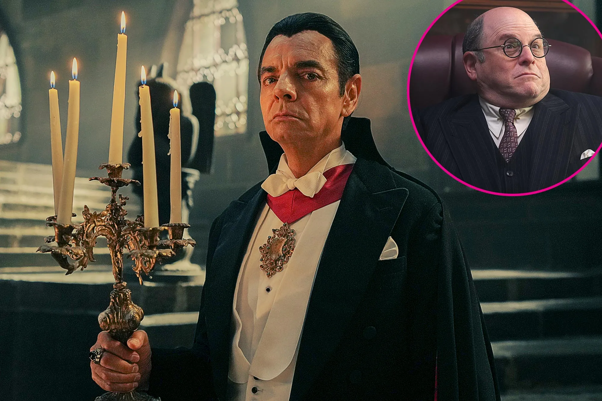 Eugenio Derbez contó que casi no termina su serie “Y llegaron de noche” por Jason Alexander Delete Layer 124