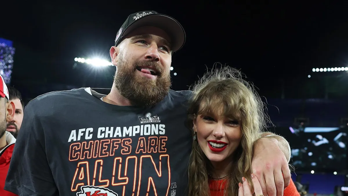 Feature Travis Kelce BFF Aric Jones Reveals Really Like Having Taylor Swift in Game Day Suite