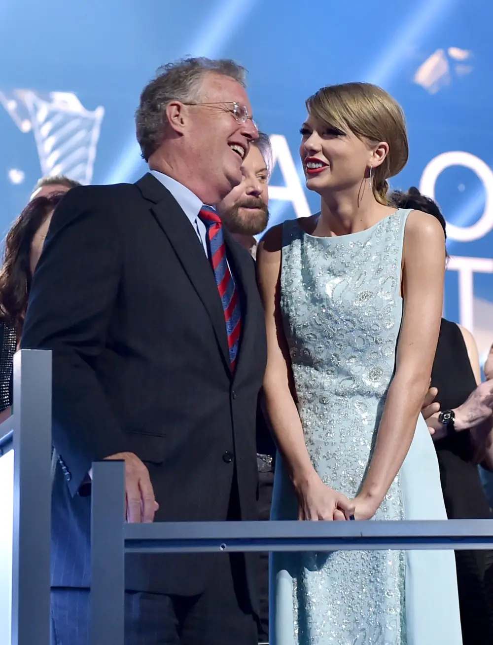Scott Swift and Taylor Swift in 2015