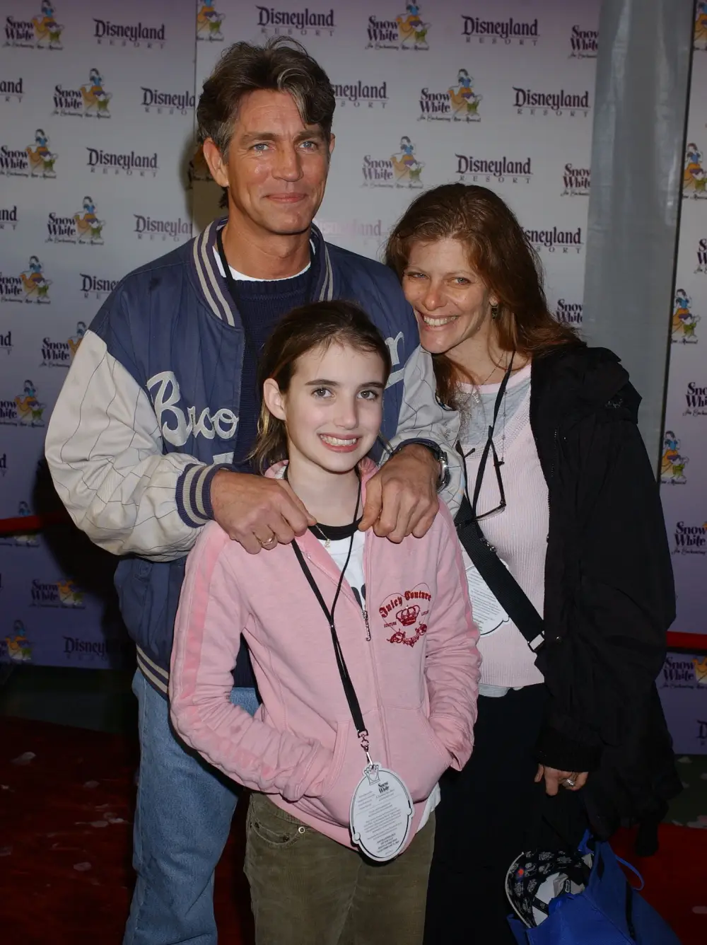 Eric Roberts, Emma Roberts and Eliza Roberts in 2004