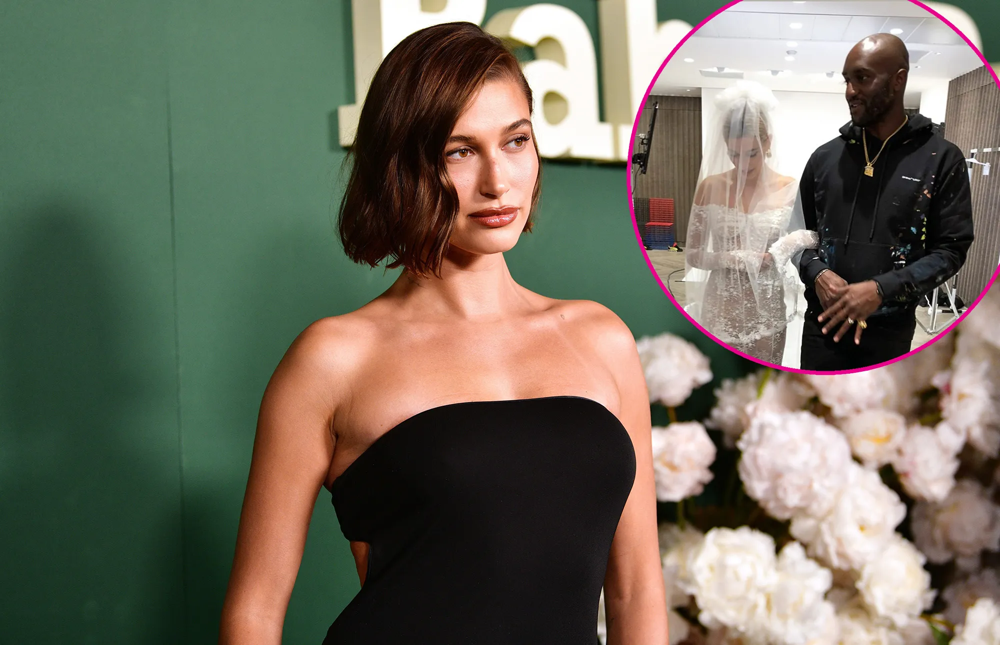 Hailey Bieber Honors Late Designer Virgil Abloh by Sharing Wedding Dress Fitting Pic