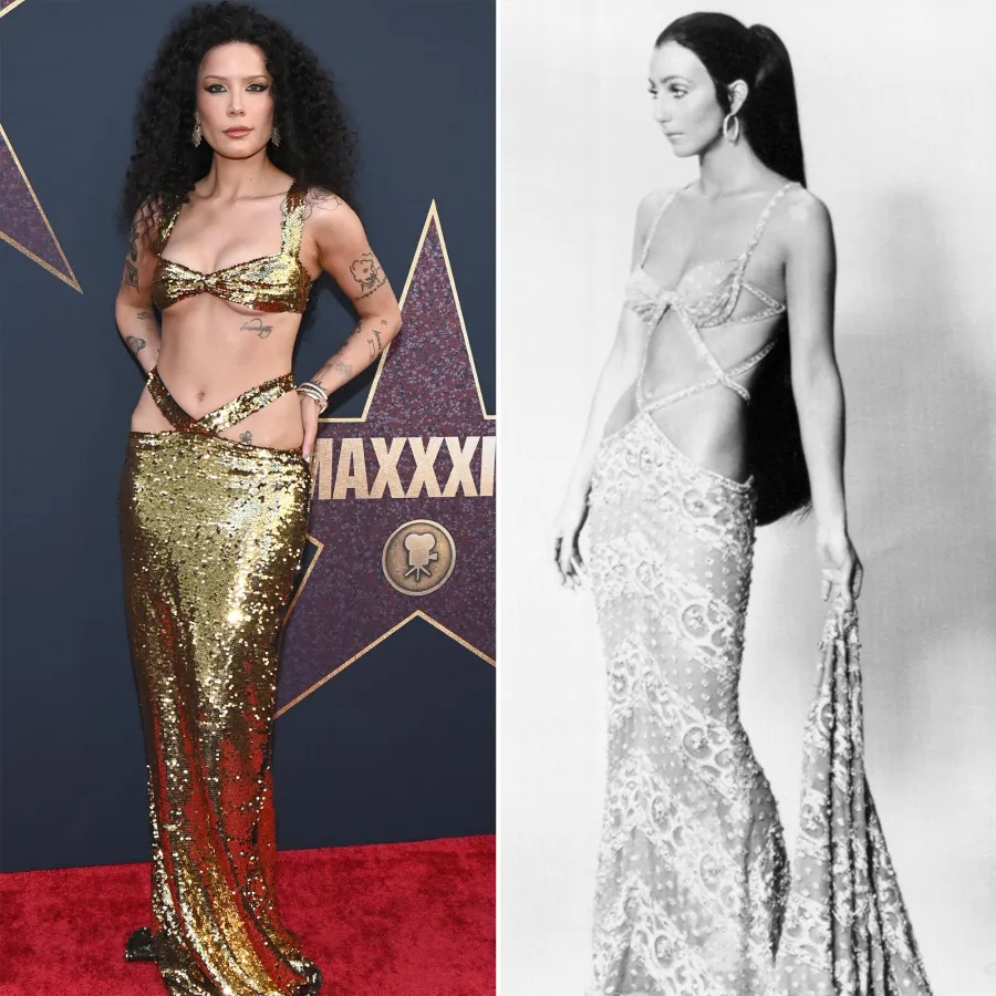 Stars Who Have Channeled Chers Wardrobe and Waist Length Hair Outfits and More