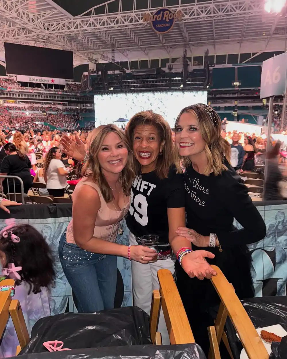 Hoda Kotb, Savannah Guthrie and Jenna Bush Hager Bring Their Kids to Taylor Swift Miami Show