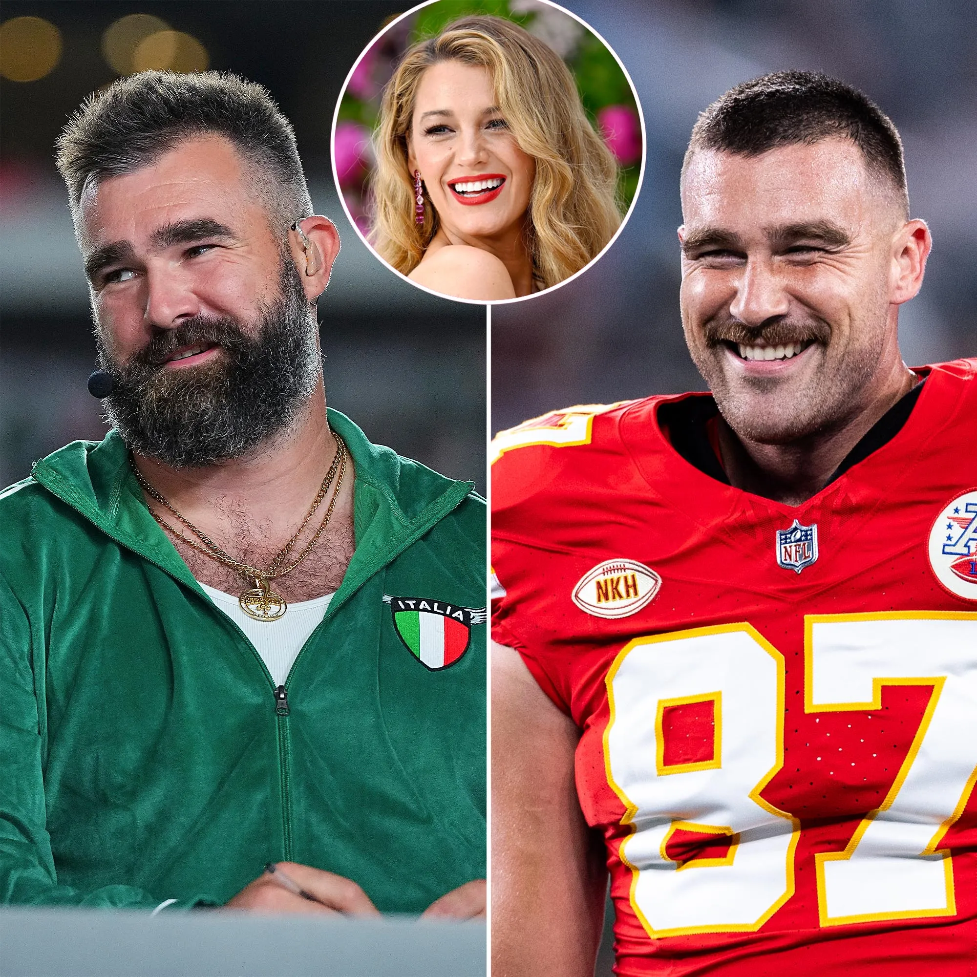 Jason and Travis Kelce Poke Fun at How Blake Lively Runs in Sisterhood of the Traveling Pants