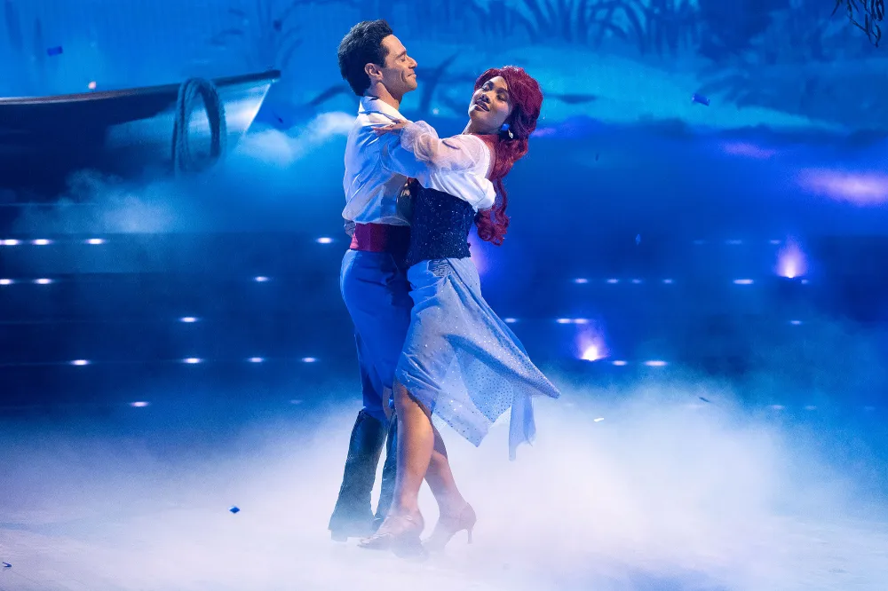 Jenn Tran and Sasha Farber Dancing With the Stars Disney Night 3