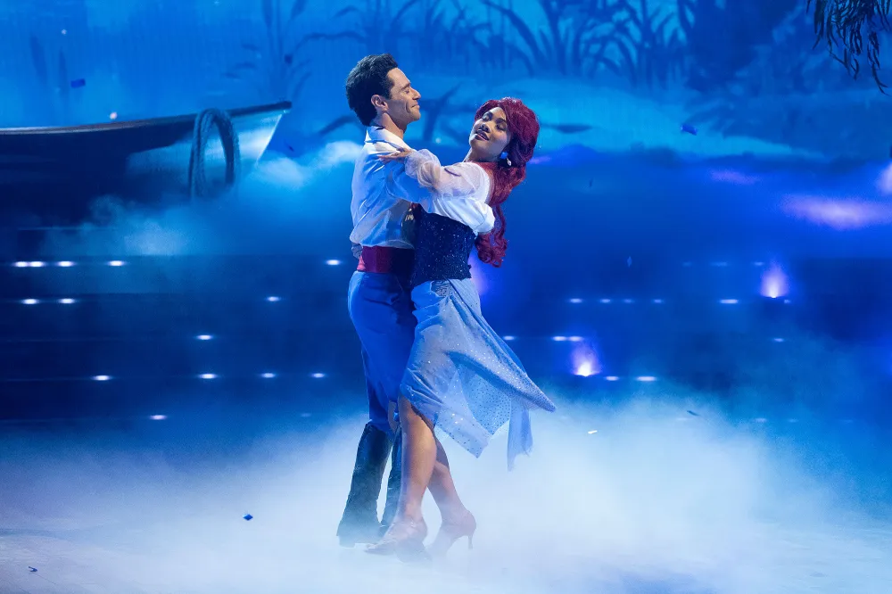 Jenn Tran and Sasha Farber Dancing With the Stars Disney Night