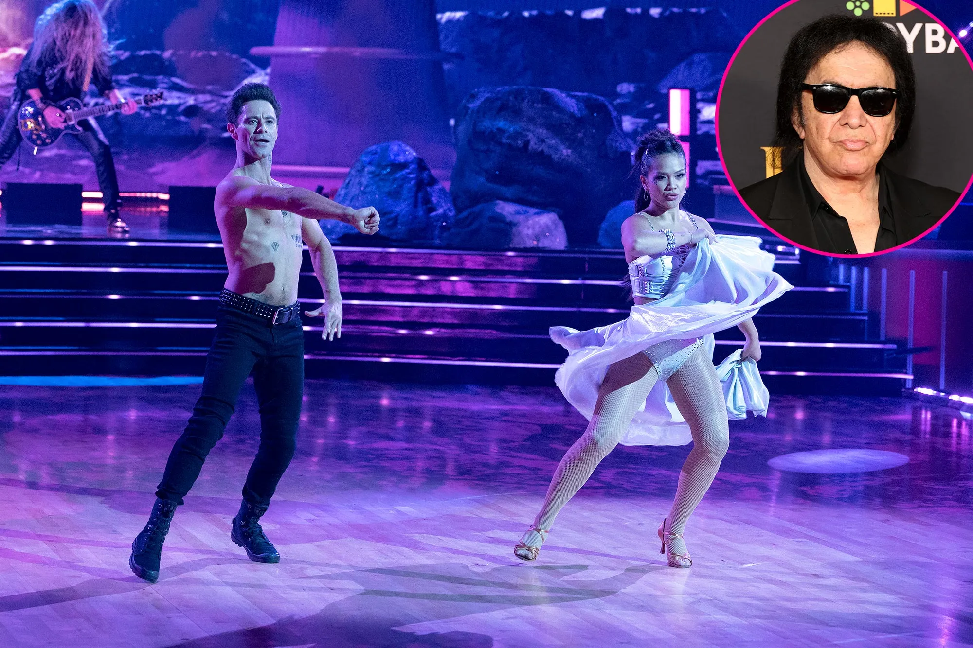 Jenn Tran and Sasha Farber Were Unbothered by Gene Simmons Calling Them a Steamy Couple on DWTS
