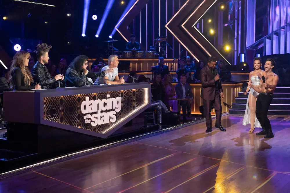 Jenn Tran and Sasha Farber Were Unbothered by Gene Simmons Calling Them a Steamy Couple on DWTS