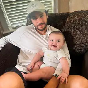 Johnny Gaudreaus 7 Month Old Son Poses Inside Pumpkin to Celebrate Fall