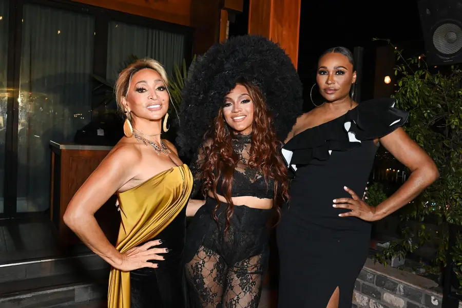 Karen Huger Drew Sidora and Cynthia Bailey Inside Luxury Handbag Shopping Reality Stars of the Year Party