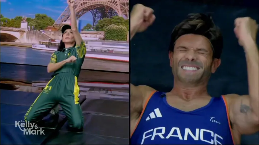 Kelly Ripa and Mark Consuelos Totally Ace Their Taylor Swift and Travis Kelce Halloween Costumes 469 473