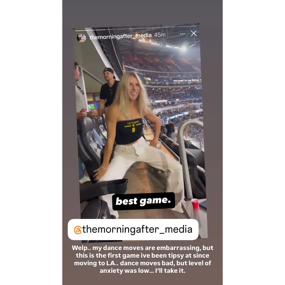 Kelly Stafford Showed Off Tipsy Dance Moves at Rams Vikings Game