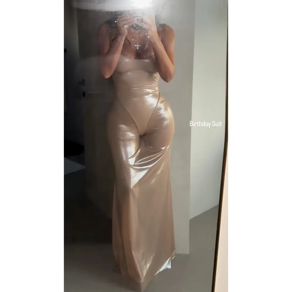 Kim Kardashian Turns 44 in a Birthday Suit