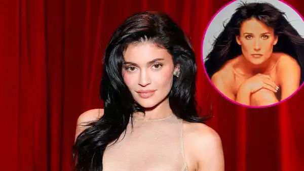 Kylie Jenner Transforms Into Demi Moore in Striptease for Halloween 484