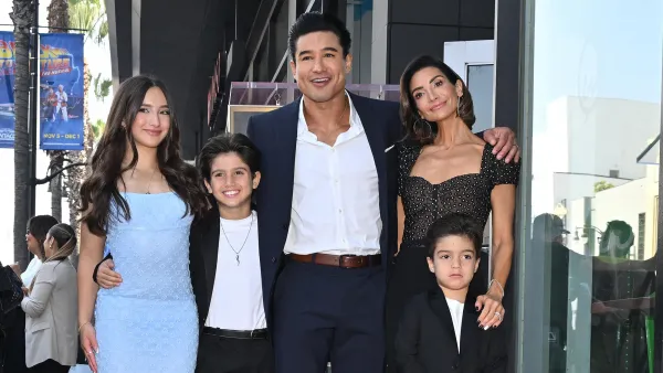 Mario Lopez Poses With All 3 Kids at Hollywood Walk of Fame Ceremony