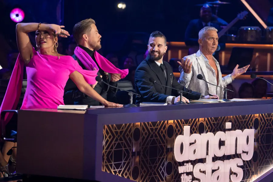 Mark Ballas Carrie Ann Inaba Derek Hough and Bruno Tonioli Dedication Night Dancing With the Stars