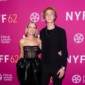 Naomi Watts Coordinates WIth Her Son Sasha Schreiber at the Premiere of Her New Film The Friend