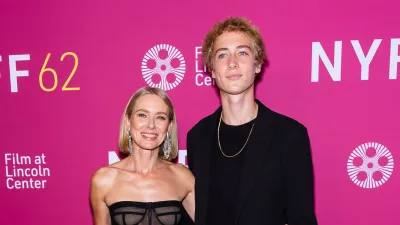 Naomi Watts Coordinates WIth Her Son Sasha Schreiber at the Premiere of Her New Film The Friend