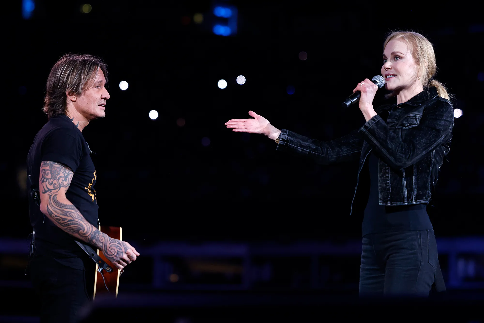 Nicole Kidman Joins Husband Keith Urban On Stage at Benefit Concert to Celebrate His Birthday