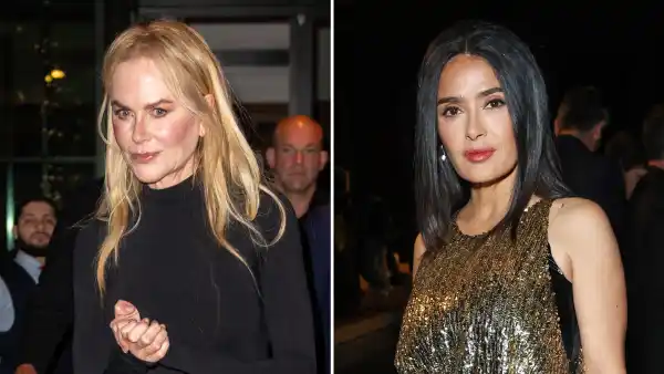 Nicole Kidman Salma Hayek Are Close Friends With No Beef After Fashion Week Moment