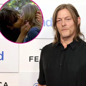 Norman Reedus Says He Went in Full Tongue During 1st Onscreen Kiss