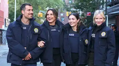 Octavio Pisano Mariska Hargitay Juliana Aiden Martinez and Kelli Giddish Law and Order SVU Hot Pics