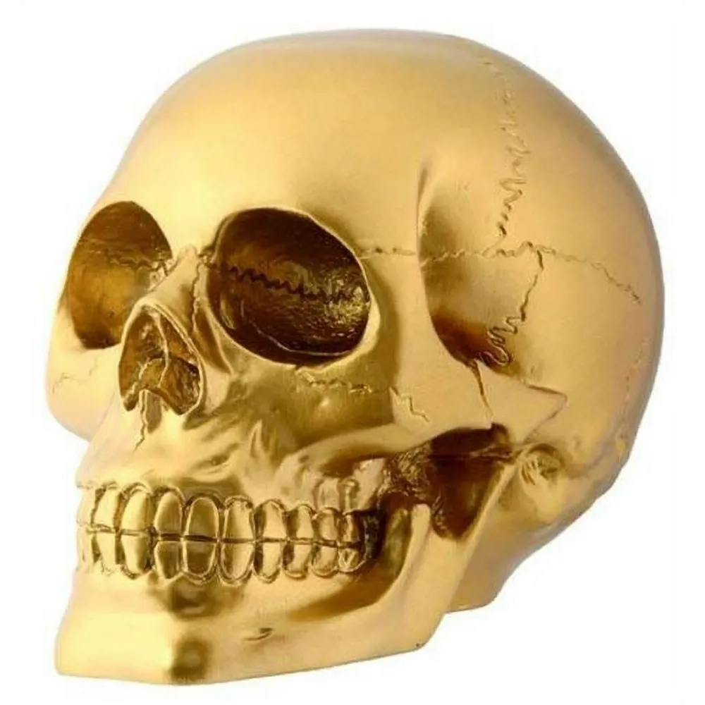 gold skull