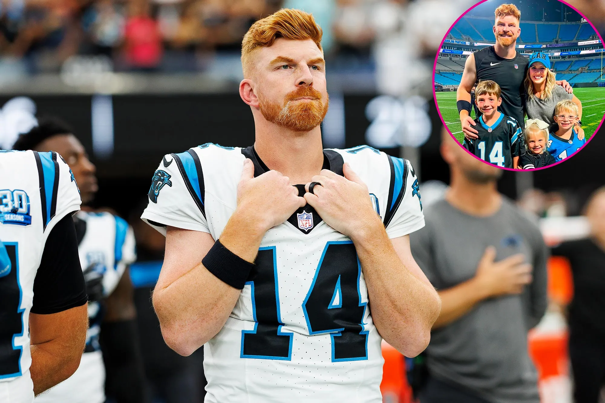 Promo Carolina Panthers QB Andy Dalton and Family Banged Up After Car Wreck