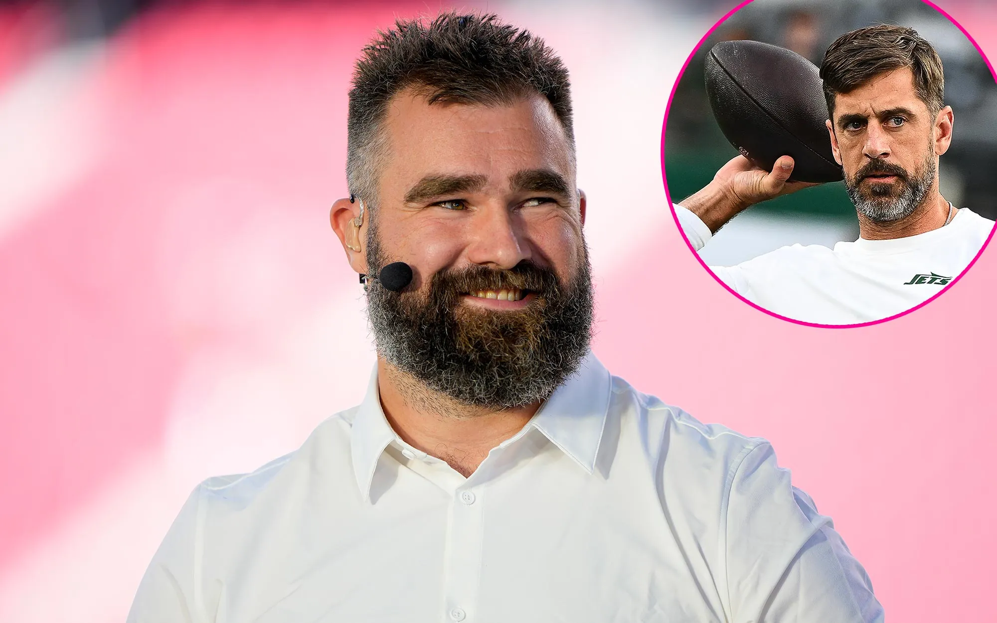 Promo Jason Kelce Campaigns for Aaron Rodgers to Coach the Jets