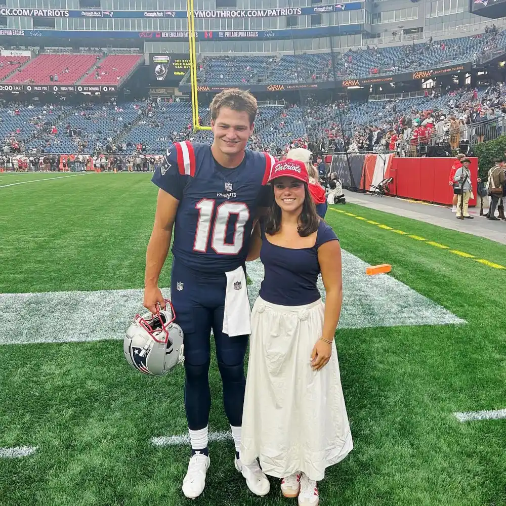 Quarterback Drake Maye and Girlfriend Ann Michael Hudson&rsquo;s Relationship Timeline 319