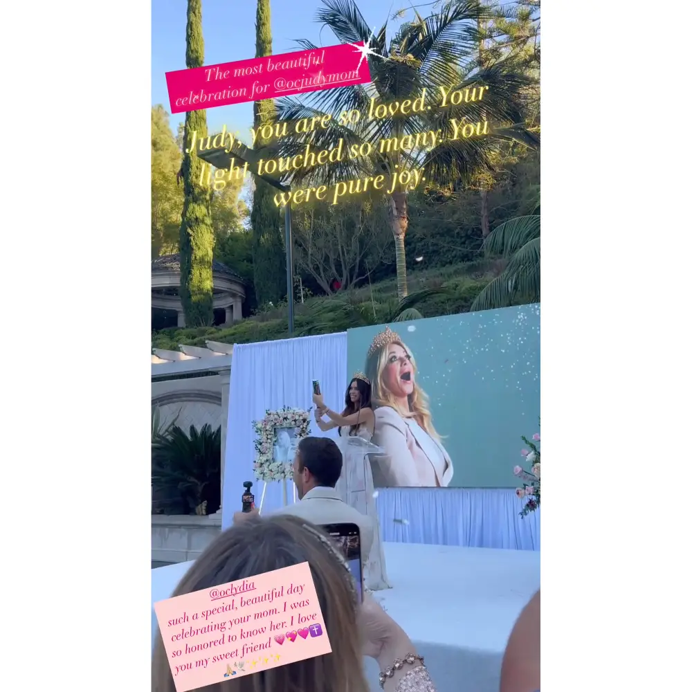RHOC Lydia McLaughlin Holds Glitter Filled Celebration of Life for Late Mom Judy Stirling