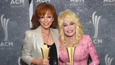 Reba McEntire Says Shes Never Met Friend Dolly Partons Rarely Seen Husband Carl Thomas Dean