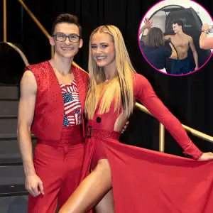 Rylee Arnold Documents DWTS Partner Stephen Nedoroscik s First Spray Tan