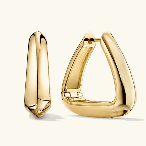 Mejuri Patra Large Hoop Earrings