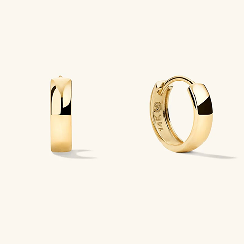 Mejuri Bold Huggie Hoops