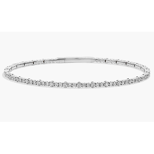 Blue Nile Alternating Diamond Flex Bangle