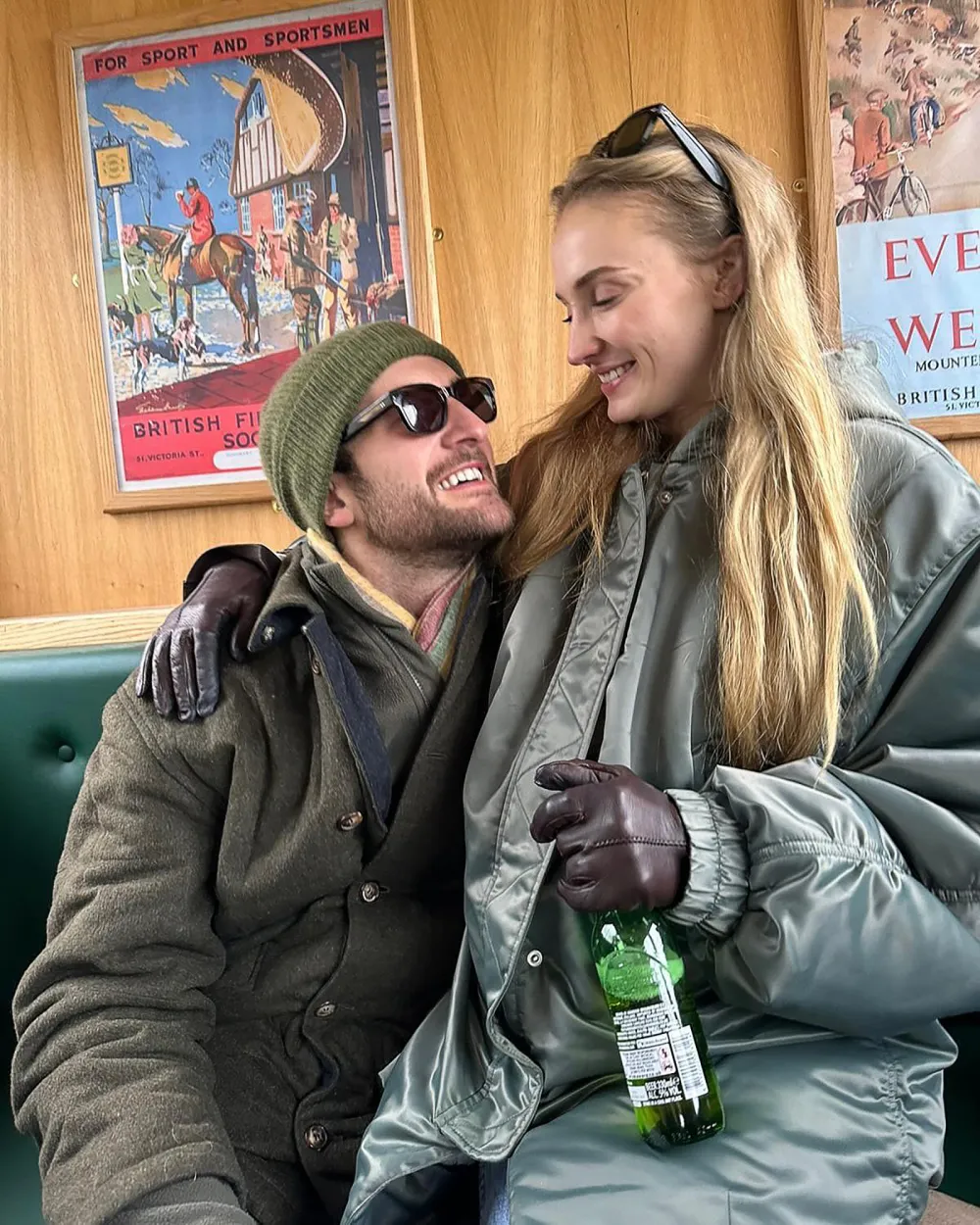 Sophie Turner Cuddles, Kisses Boyfriend Peregrine Pearson in Sweet Birthday Tribute: &lsquo;Angel Pie&rsquo;