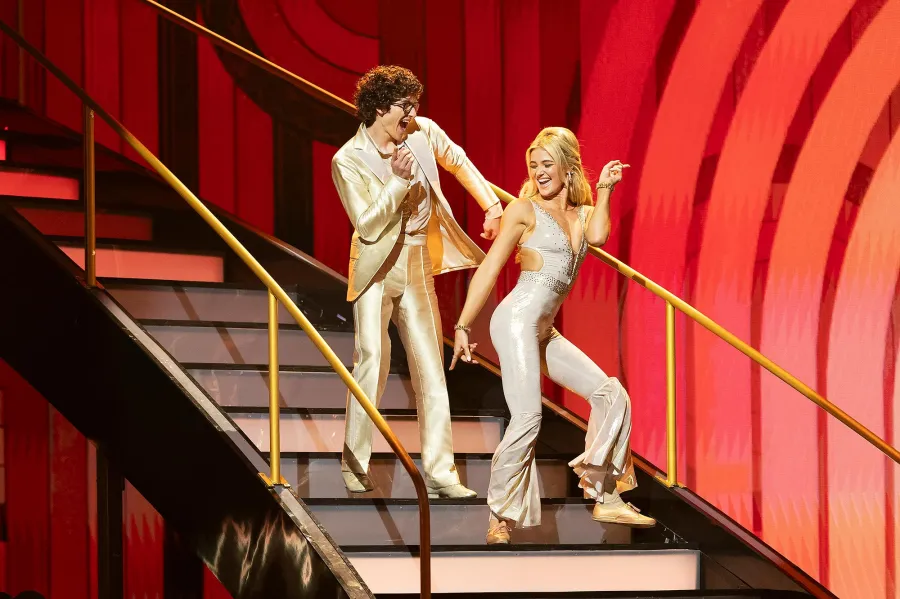 Stephen Nedoroscik and Rylee Arnold Dancing With the Stars Hair Metal Night Double Elimination