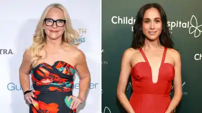 Suits Rachael Harris Says Its Great Costar Meghan Markle Happened to Find a Nice Guy